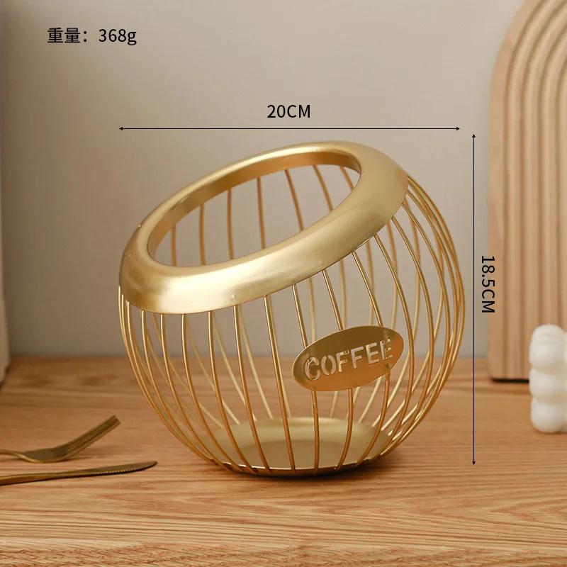 Creative Espresso Capsule Holder Container Counter Coffee Pod Holder Snack Fruit Organizer kitchen Accessories House Decor