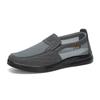 Lightweight Breathable Men's Slip-On Casual Shoes | Cushioned Comfort, Durable for Outdoor Fishing, Park Strolls & Summer Daily Wear - Black