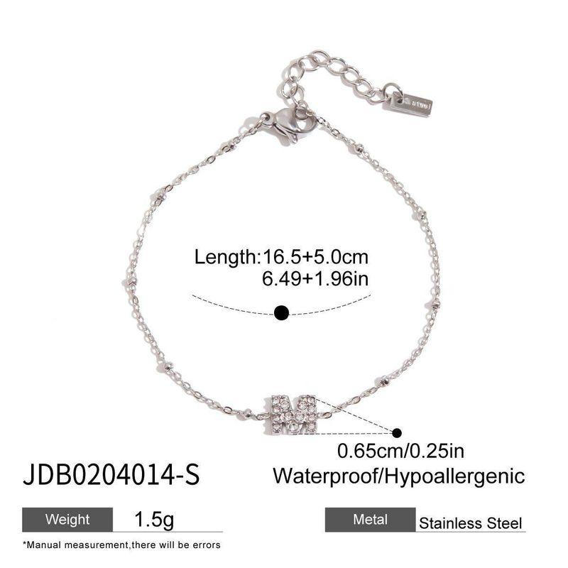 

and American Style Versatile Stackable Bracelets for Women, Light Luxury Niche Exquisite 18K Gold-Plated Pink Zircon Titanium Steel Non-Fading Jewelry Jdb0204014-S