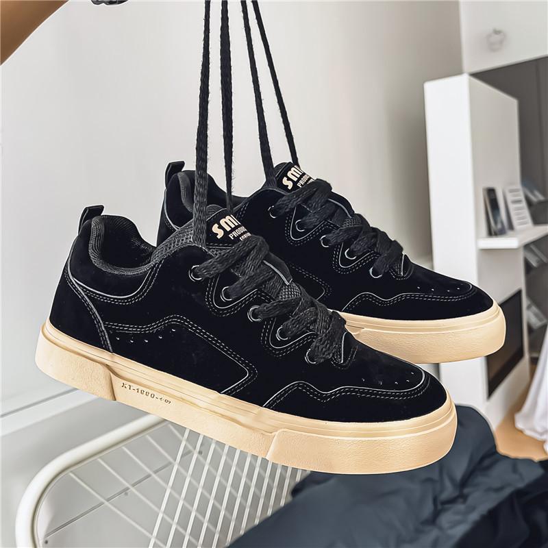 

Shoes for Men Chic Versatile Casual Footwear Breathable Anti Slip Board Shoes Men s Outdoor Comfort Sneakers Zapatillas Hombre 39 чёрный