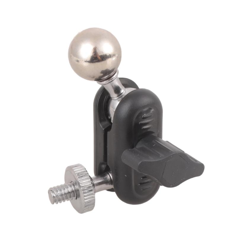 2Pcs/pack 17mm Ball Head To 1/4 Inch Male Thread Adapter For Camera Tripods Phone Mount With 360 Rotation