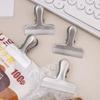 8PCS Stainless Steel Food Packages Clamp Round Corner Office Ticket Clip  Exam Paper