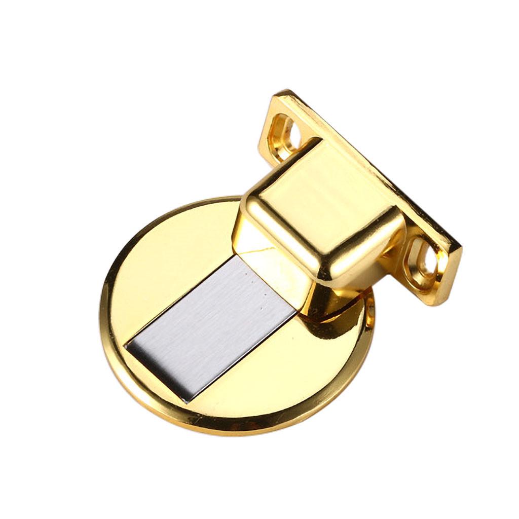 Suction Door Stops  Anti-collision Punch Stainless Steel Magnetic Home