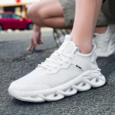 Plus Size Fishnet Surface Breathable Trendy Men's Shoes Portable Outdoor Running Shoes Men's Casual Sneaker