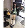 Spring-Fall JK Uniform Knit Cardigan Sweater Set for College Girls