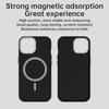 For iPhone 15 Case Compatible with MagSafe TPU+PET Phone Cover with Rhinestone Decor Lens Frame