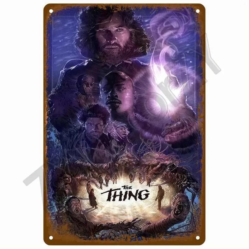 Metal Vintage Poster Tin Sign Decoration Retro Movie Metal Sign Plaque For Man Cave Bar Painting Cinema Wall Art Home Decor Film