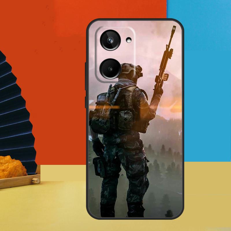 Tactical Swat Gear Pattern For Realme 15 Pro 10 11 12 13 14 Pro Plus GT6 GT7 C51 C53 C55 C61 C63 C65 C67 C71 C75 Case