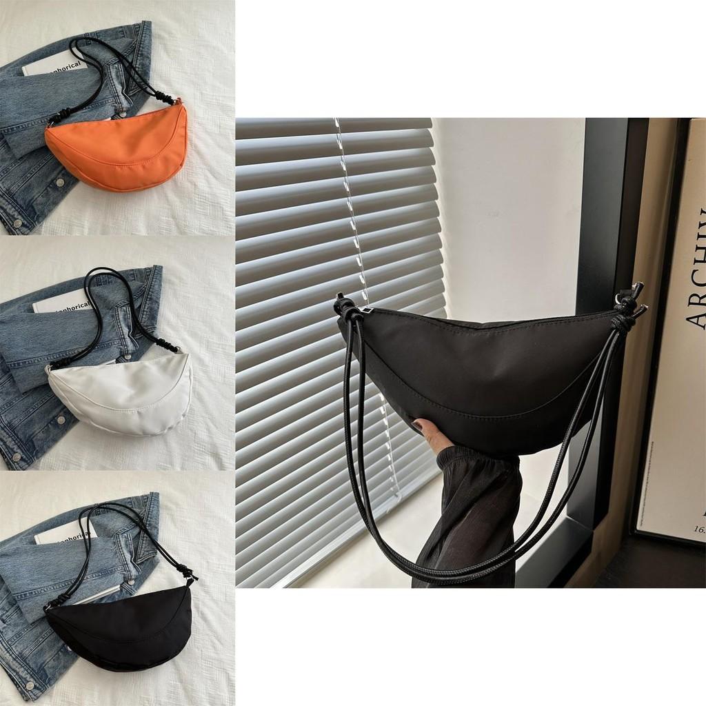 Trendy Women's Crossbody Bag Stylish Japanese Dumpling Design Versatile Oxford Fabric