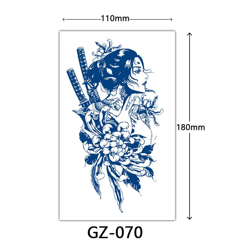 Herbal Juice Tattoo Stickers, Semi-Permanent Tattoo Stickers, Sweatproof, Lasting Tattoo Stickers