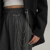 Creative Multi-Layer Bead Chain Brooch With Clear Crystal Beads Multi Chains Multi Functional Fashion Clothing Pin Jewelry