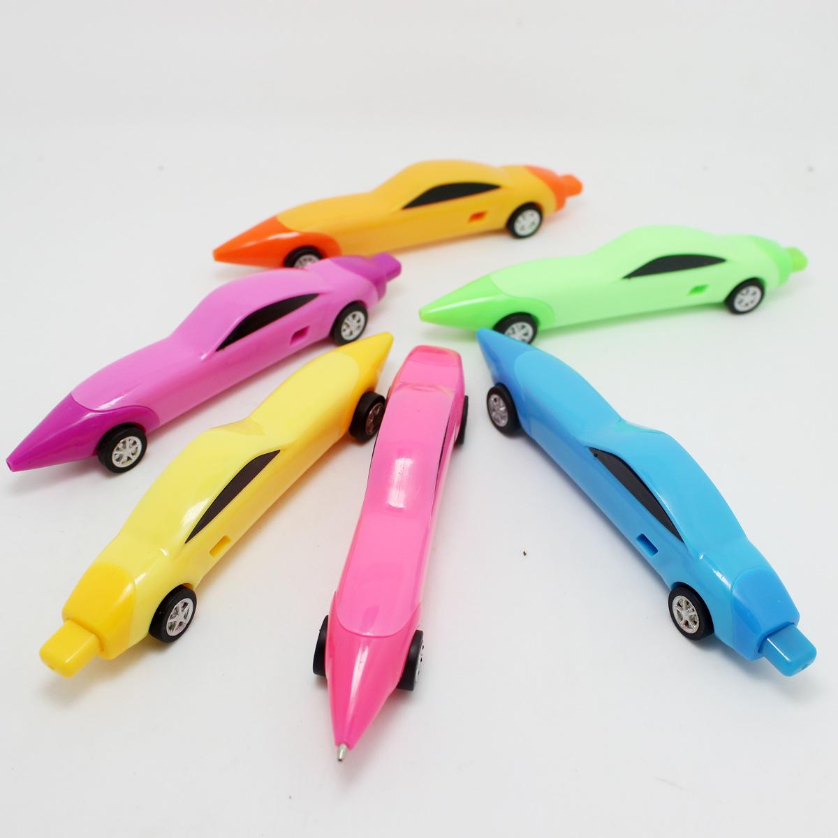 

[Cool Racing Car] Kids Ball Pens - Streamlined Design+Smooth Writing, Creative Drawing/School Supplies
