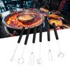 Useful Fondue Fork Metal Compatible 6 Styles Chocolate Dipping Tool  Barbecue Fork Corrosion Resistance