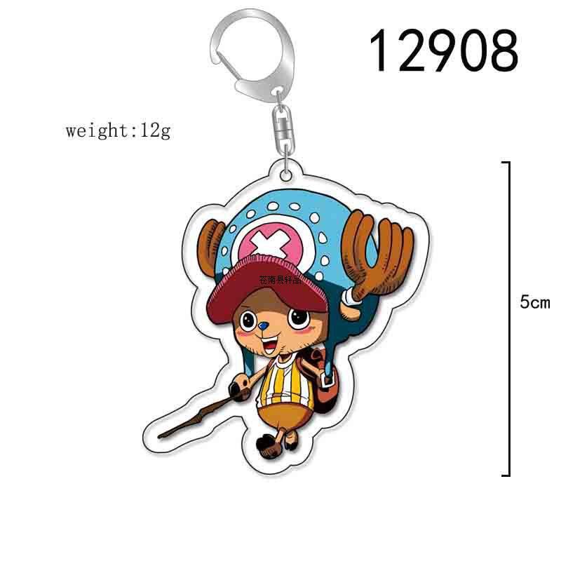 Anime/Cartoon One Piece Keychain/Acrylic Keychain - Luffy, Zoro Acrylic Keychain/Cartoon Keychain Gift