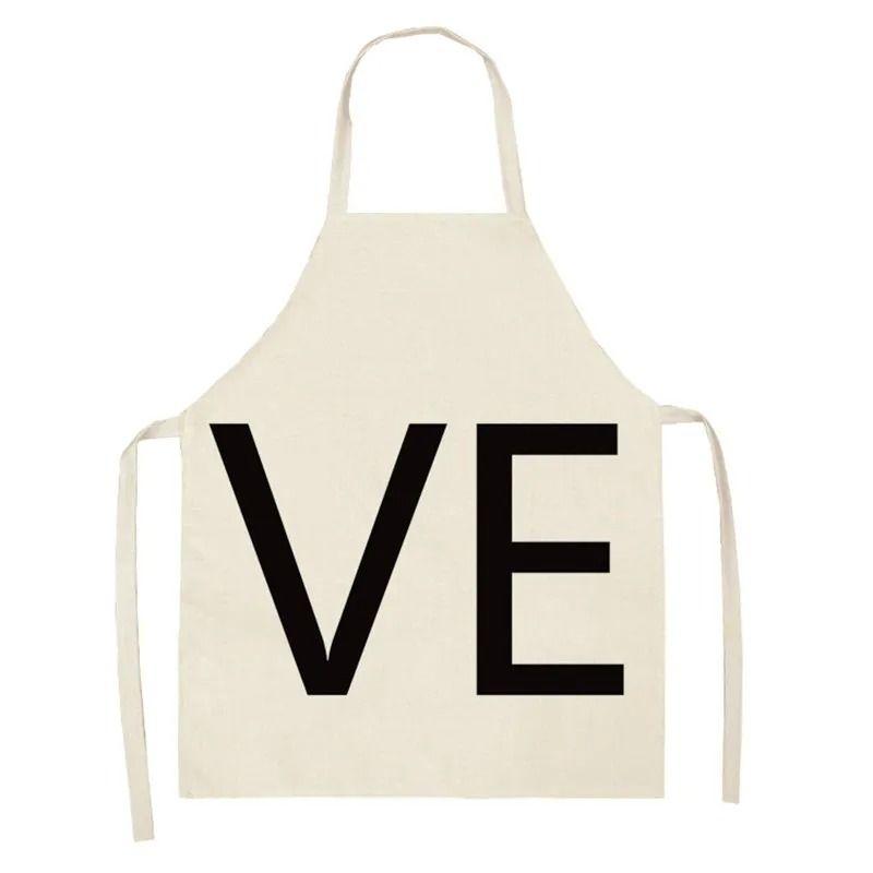 Love Couple Heart Shaped Parent-Child Apron Adult Sleeveless Kitchen Cleaning Home Chef Baking Waist Bian
