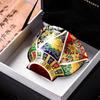 Chaxun Enamel Ceramic Tea Tasting Cup Gift Set