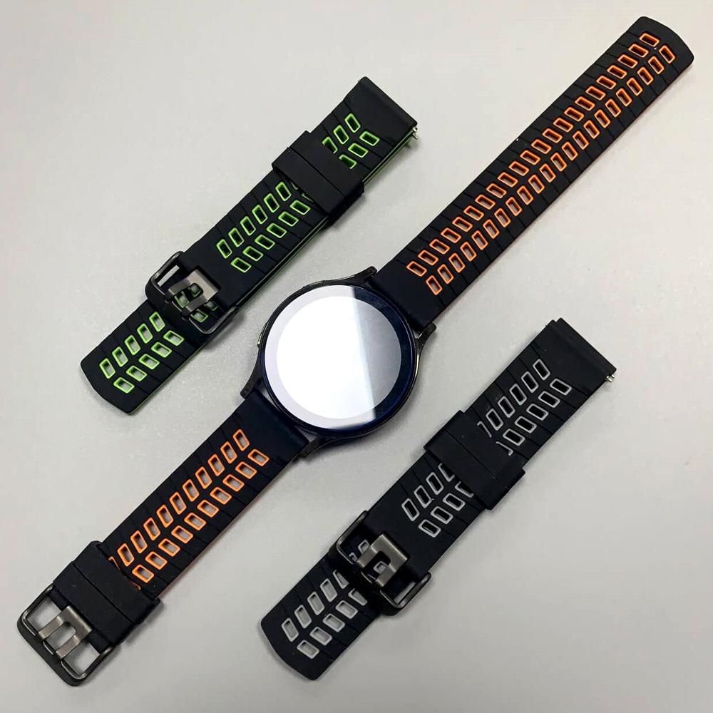 רצועת סיליקון 22 מ"מ עבור REDMI Watch 5 Lite/Active רצועת החלפה נושמת עבור Garmin/Xiaomi Watch Sport אביזרי צמיד
