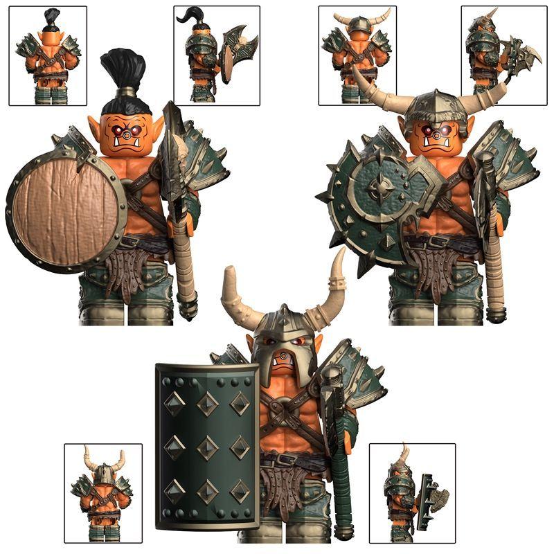 Game World Of Warcraft Orc Assembly Model Handheld Computer Case Desktop Decoration Ornament Action Figures Collectible Toy Gift
