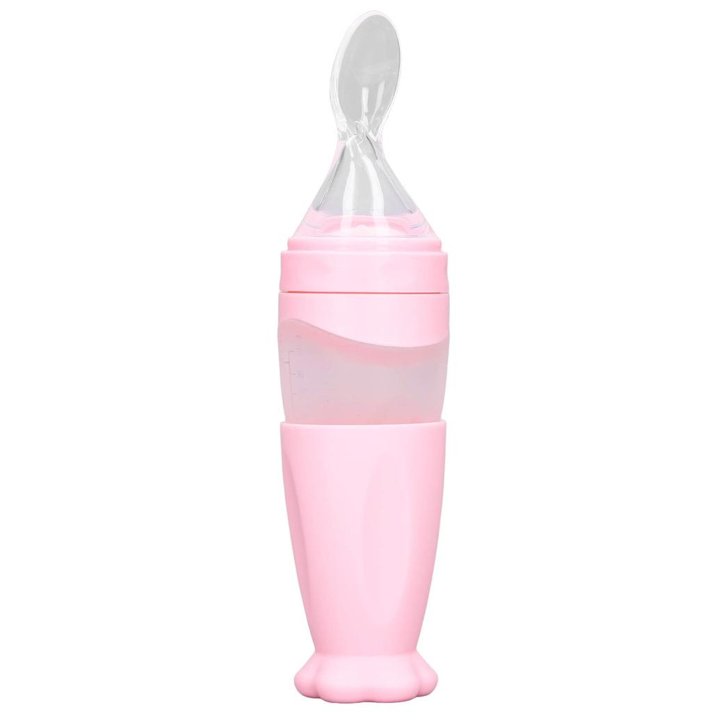 Baby Bottle 2 in 1 Multipurpose Baby Bottle Spoon for Baby Bottle Spoon Spoon, (Pink)