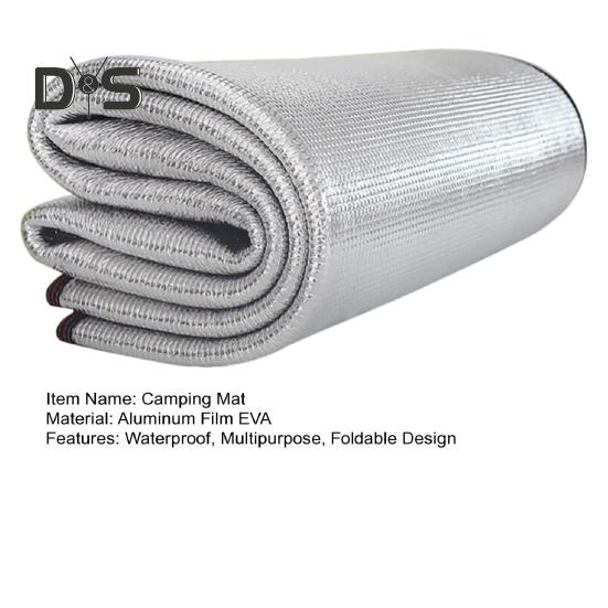 Tapis de camping, tapis de pique-nique, imperméable, pliable, portable, multifonction, en aluminium, isolant, en mousse, pour couchage