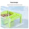 Hanging Parrot Feeder Prevent Scattering Bird Feeding Bowl Multifunction Bird Bath Parakeet Bathtub Bird Cage Accessories