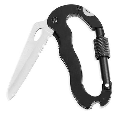 5-in-1 Multifunktions-Knüpfhaken-Messer-Karabiner-Werkzeug