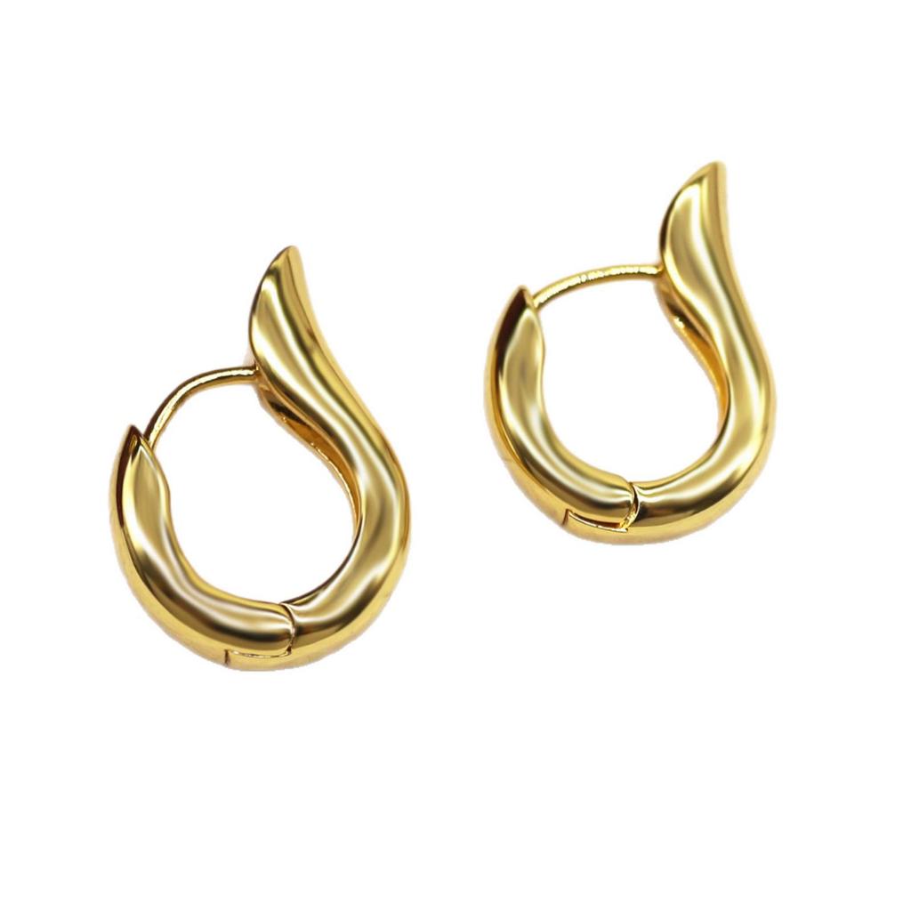 Exquisite unregelmäßige geometrische Nischen-Ohrstecker für Damen - Hochwertig, vielseitig