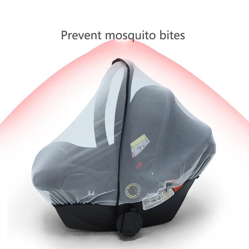 Baby Stroller Pushchair Mosquito Net Infant Carrier Car Seat Insect Mesh Net Newborn Carriage Cradles Cover