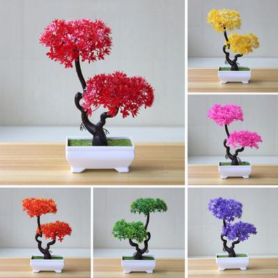 Artificial Fake Bonsai Portable Plastic Unfading