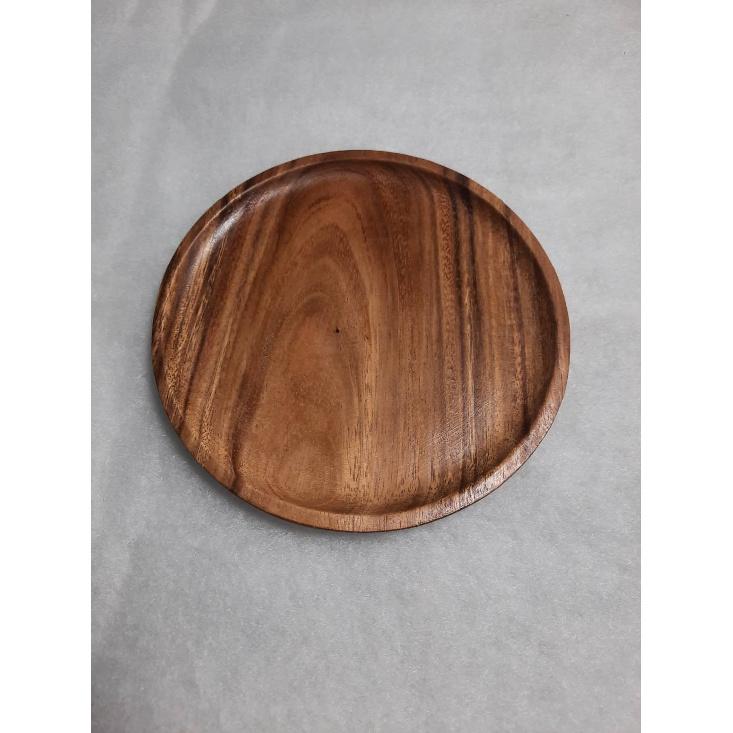 Medium Wooden Round Tray sold by 3pcs acacia wood