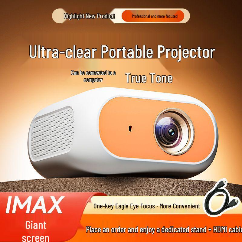 

Ultra HD Smart Portable Mini Projector with HDMI & WIFI for Home Theater 160 inches