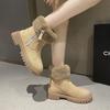 Plush Short Boots Women New European American Fashion Warm Comfortable Cotton Shoes Outdoor Travel Leisure Snow Boots 2024