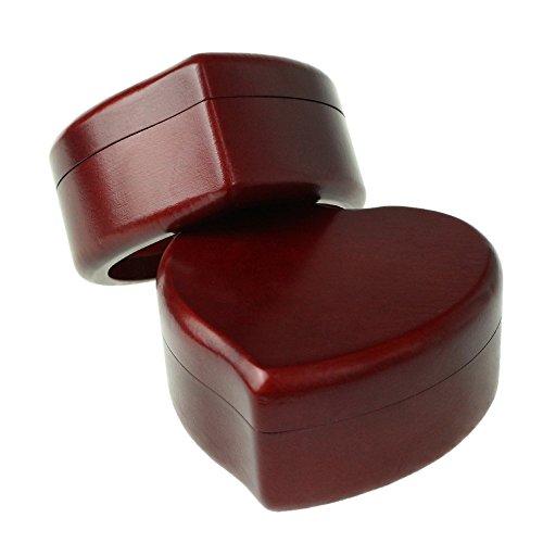 Sinzyo Heart-Shaped Music Box. Perfect for anniversaries, birthdays, celebrations, and gifts for girls! It also makes a great room decoration. (Wine R