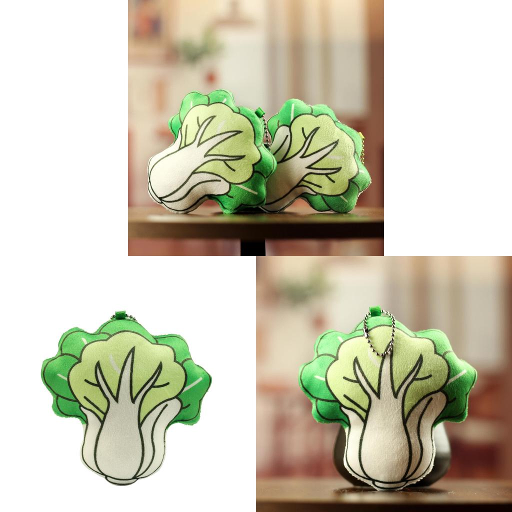 Cute Big Bok Choy Plush Toy Pendant With Pp Cotton Filling For Kids And Adults