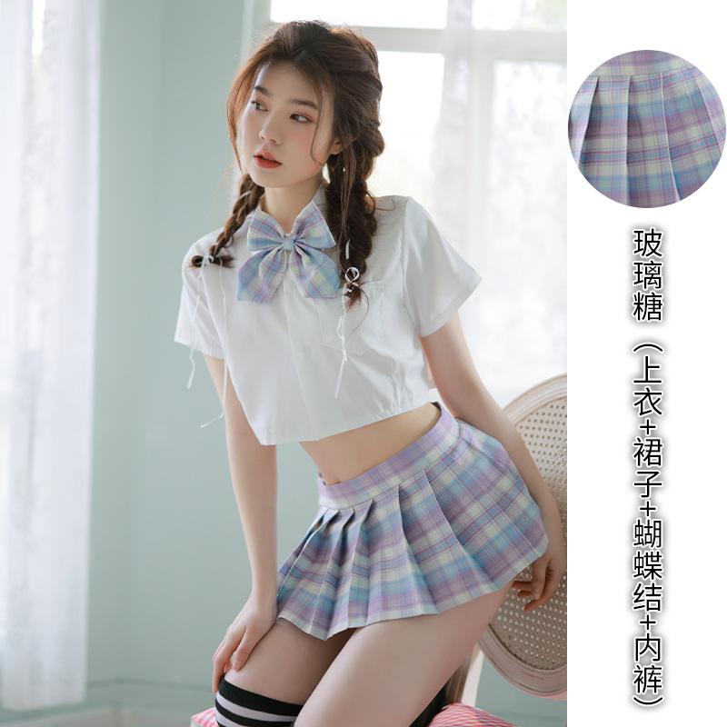 Nightmare lingerie set COSPALY sexy JK uniform female secretary maid student seduction sweet cool