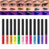 UV-Licht Neon Eyeliner Stift Augen Make-up Rot Wasserdicht Flüssig Farbe Eyeliner Stift Make-up Kosmetik Gelb Matt Lila Stift
