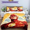 3pcs Flash Superhero Cover Set,Soft Comfortable Duvet Cover,Guest Room (1*Duvet Cover + 2*Pillowcases, Without Core) Yy251024056