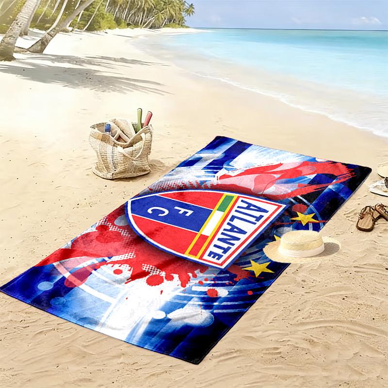 Atlante FC Print Beach Towel, Large Soft Quick Dry Towel for Beach Camping Swimming