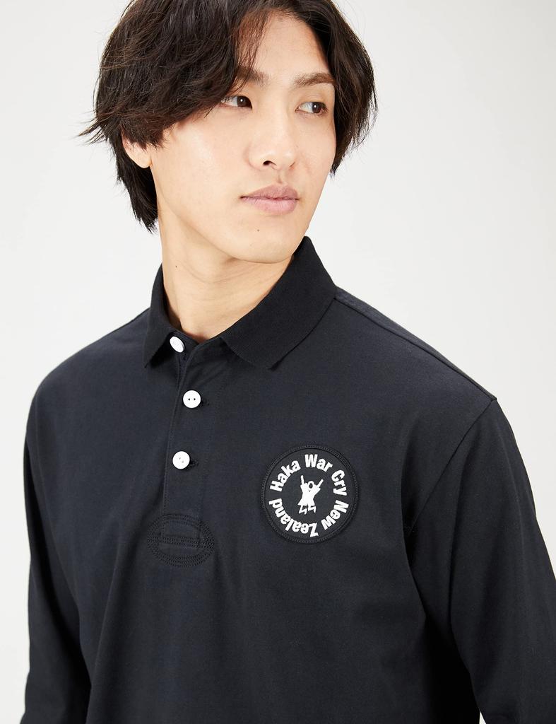 Tričko RUGGER POLO RA42540 Unisex M [Canterbury] L/S 19_Černé