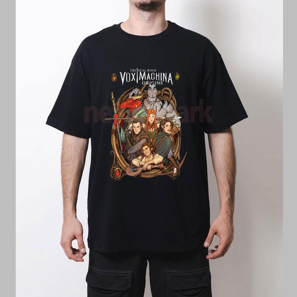 The Mighty Nein Uomo Donna Avventura Animazione Magliette Grafiche Casual Unisex Adulto Cotone T-shirt Cartone Animato Ropa De Hombre