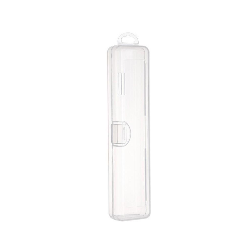 Dustproof Makeup Brush Storage Box Transparent Desktop Cosmetic Storage Container  for Women Girls