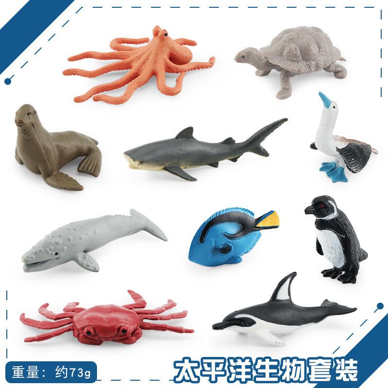 

Premium Pvc Ocean Life Models Gray Whale Shark Crab Turtle For Children