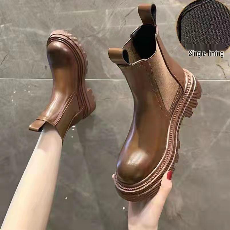 Bestseller Unisex Martin Schneestiefel: 2025 Winter Rutschfeste Mode Chelsea Stiefelette