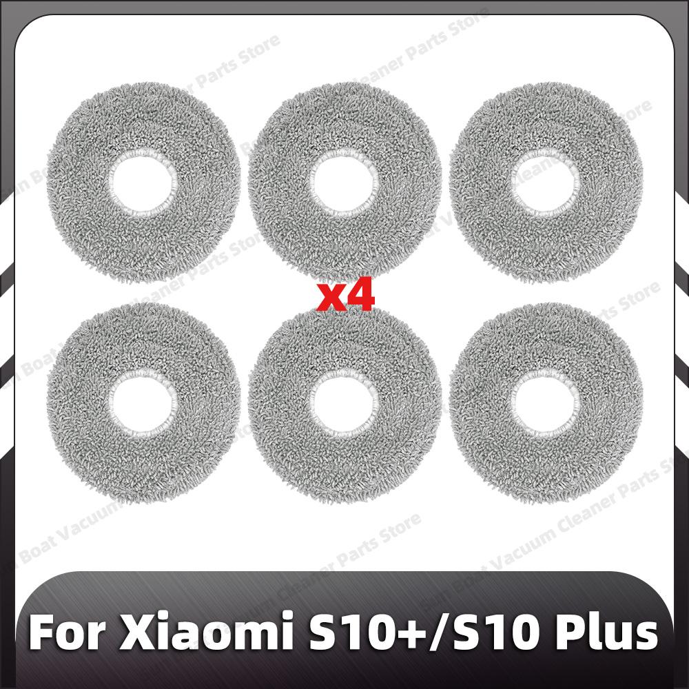 

Compatible for Xiaomi S10+ / S10 Plus Replacement Main Side Brush HEPA Filter Mop Pads Spare Parts Accessories