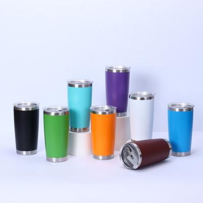 20oz Capacity Stainless Steel Thermal Mug Double-Walled Fashion Thermos Cup  All Seasons