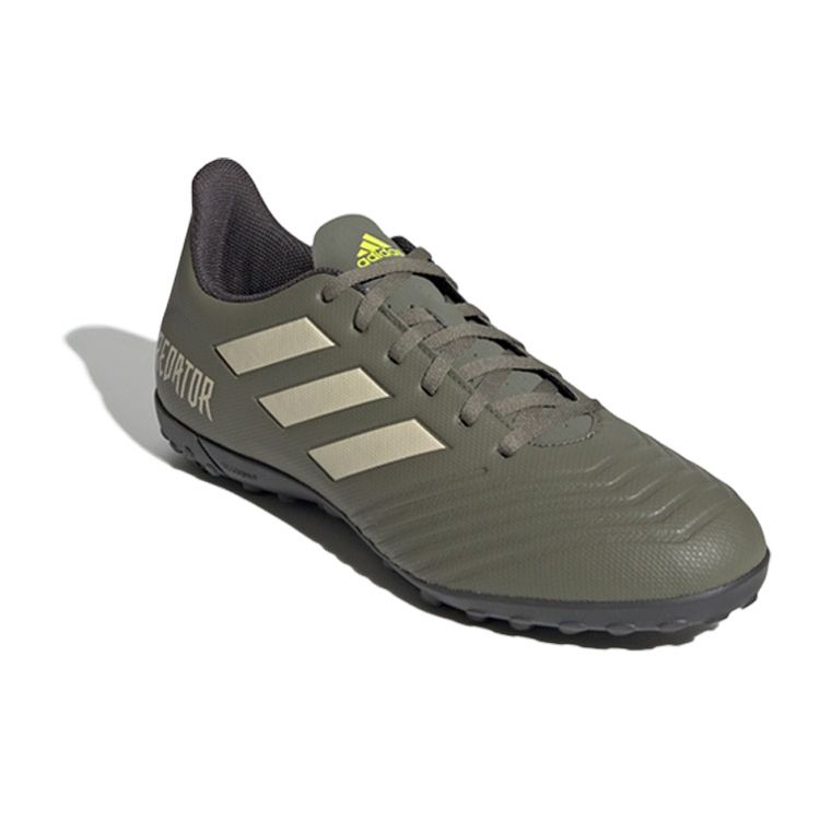 Adidas Predator 19.4 Round Toe Comfortable TF (Rubber Studs) Hard Ground Artificial Turf Ultra-Fine Slip-Resistant Durable Soccer Shoes EF8212