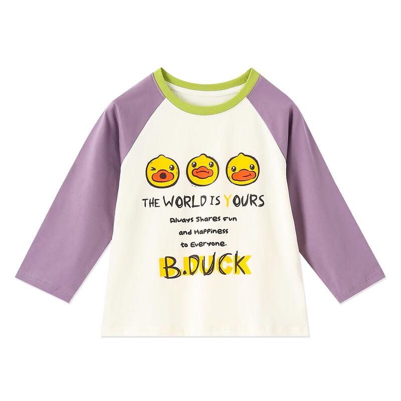 B.Duck Kids' Long Sleeve Raglan T-Shirt