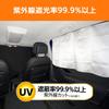 SEIWA Car Interior Supplies Curtain, Easy Magnetic Complete Blackout Curtain