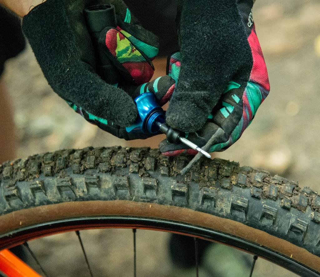 PARKTOOL Tubeless Tire Plug Puncture Repair Kit with 5 Rubber Small TPT-1 Tool, Plugs, Black,