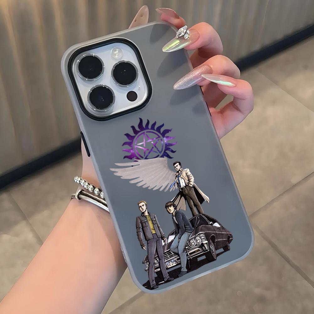 Supernatural Tv Show Phone Case Soft Matte Candy For IPhone 17 16 15 14 Pro Max Plus 13 12 11 Transparent Bumper Cover